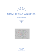 Formuleblad Wiskunde HBO