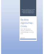Samenvatting 'De 8ste eigenschap' Covey 