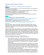 Voeding en Dietetiek - Propedeuse P4 Samenvatting Gezond werken 2016 - 2017