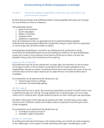 Samenvatting artikelen Toegepaste Sociologie