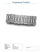 Propedeuse Portfolio Beoordeeld als Zeer Goed