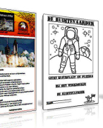 Antwoordblad Minipad astronaut