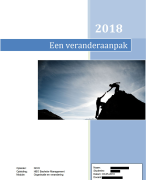 Moduleopdracht Organisatie en verandering, cijfer 8.5 inclusief beoordeling