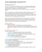 Samenvatting Biologie voor jou, geschikt voor CCVX/CCVB en eindexamen