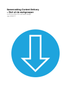 Samenvatting: Content Delivery CMD - stof uit werkcolleges
