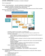 Motivation Power Leadership 2018 Lecture Notes - extensive Summary