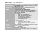 modificatieprocedures methodieken 2