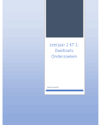 Leerjaar 2 kwartiel 1 deeltoets onderzoeken 