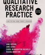 Thema 1: samenvatting boek Qualitative Research Practice Ritchie en digitale werkboek