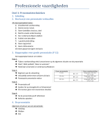 Samenvatting Professionele Vaardigheden