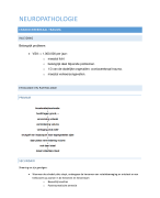 Samenvatting Neuropathologie 