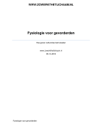 Fysiologie voor gevorderden, hoe genen celfuncties beïnvloeden