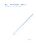 Hematologische ziekten, Hematologie