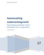 Samenvatting van Ondernemingsrecht