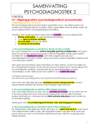 Samenvatting Psychodiagnostiek 2 (VOLLEDIG)