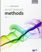 Samenvatting Methoden van Kwalitatief Onderzoek (Social research methods H17 t/m 24)
