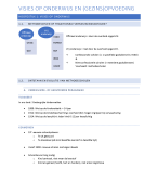Samenvatting psychopedagogiek bachelor lager onderwijs
