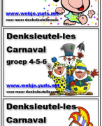 Denksleutellessen Carnaval - Groep 1-8