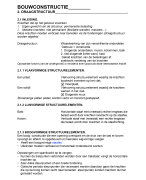 Bouwconstructie. Eerste jaar interieurvormgeving 