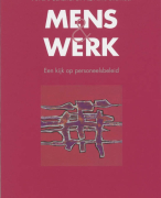 Samenvatting Mens en werk