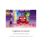 Cognitie en emotie - De houwer