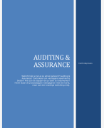 Auditing & Assurance