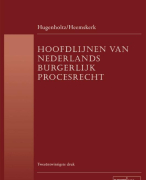 Samenvatting Hoofdlijnen van Nederlands burgerlijk procesrecht