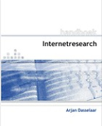 Samenvatting Handboek Internetresearch
