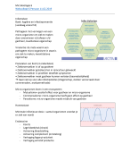 Microbiologie hoorcollege 6 - Infectie en Ontstekingen 