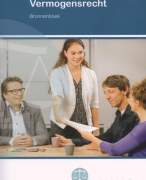 MBO vermogensrecht deel goederenrecht.