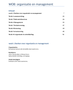 MOB: een praktijkgerichte benadering van Organisatie en Management 