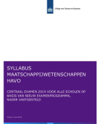 Samenvatting maatschappijwetenschappen 2019 havo 