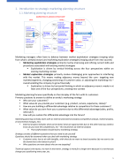samenvatting marketing planning