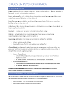 Samenvatting Biologie - Drugs en pharmaca 