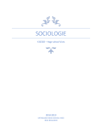 Samenvatting Sociologie, bachelor Toegepaste Psychologie 2020-2021