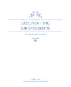 Samenvatting IPR - jurisprudentie 2019/2020