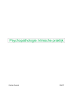 Psychopathologie in de klinische praktijk SV 2020