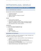 Slides en notities: Intrafamiliaal geweld