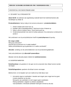 Economie Percent H4 vwo samenvatting