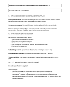 Economie Percent H5 vwo samenvatting