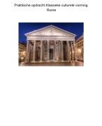 Werkstuk: regligie en gebouwen in Rome