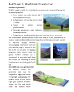 Landschap ( Hoofdstuk 2 ) Buitenland 2 Havo/vwo
