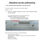 samenvatting CRM waarderen van een onderneming 
