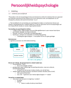 persoonlijkheids psychologie TP1