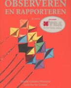 Samenvatting Observeren en rapporteren