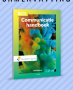 Handboek Communicatie Wil Michels Samenvatting