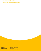 Samenvatting Content Management (Zeer Compleet)