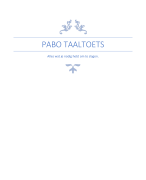 Haal de pabo taaltoets (Samenvatting van 3 boeken)