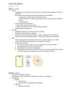Biologie: Bouw van de cel