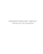 Presenteren met impact (vragen en oplossingen)